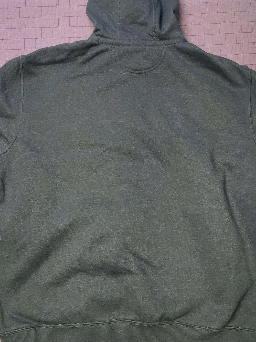 Carhartt Dark Gray Hooded Half-Zip Sweatshirt - Picture 7 of 7